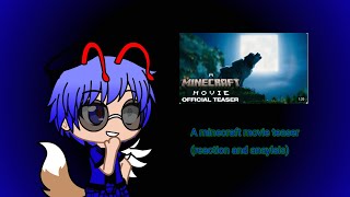 A Minecraft movie Teaser trailer Reaction and analysis [upl. by Milburr]