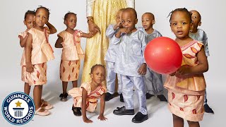 Miracle Nonuplets  Nine Babies Born At Once  Records Weekly  Guinness World Records [upl. by Gnem]