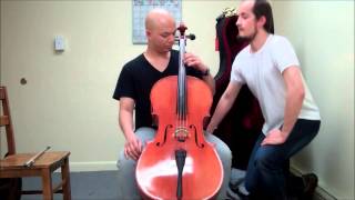 Cello Lesson for a Beginner [upl. by Diver]