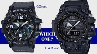 Which One Is Better GG1000 MUDMASTER vs GWG1000 MUDMASTER GShock Watch Comparison [upl. by Aerdnael143]