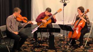 Niccolo Paganini Terzetto Concertante for viola cello and guitar [upl. by Lorac]