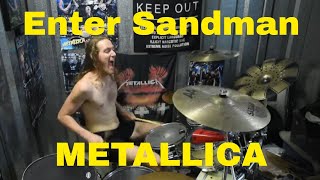 Enter Sandman  Metallica  Drum cover [upl. by Zaslow]