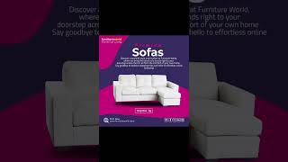 Premium Sofas  Furnitureworld [upl. by Nosimaj457]