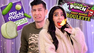 Taste testing WEIRD snacks w Hubby [upl. by Anikas]