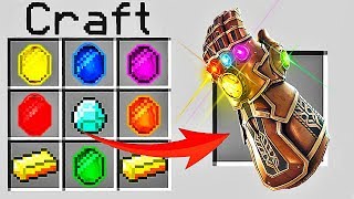 LE GANT DE LINFINI DE THANOS DANS MINECRAFT [upl. by Enilreug]