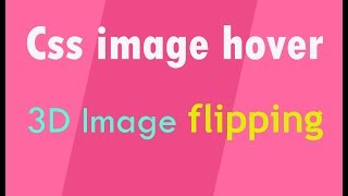 css flip image hover animation effect  using css transition and tranform [upl. by Erlandson429]