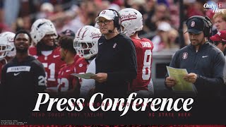 Stanford Football Weekly Press Conference  NC State Week [upl. by Nedda]