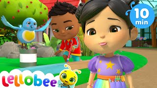 Five Baby Birds  Whistle with Ella amp Rishi 🌻Lellobee City Farm Nursery Rhymes for kids [upl. by Elolcin]