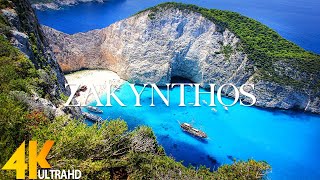 ZAKYNTHOS 4K  Scenic Relaxation Film With Epic Cinematic Music  4K Video UHD [upl. by Lipski52]