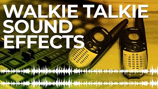 walkie talkie sound effects in HD [upl. by Nossah]