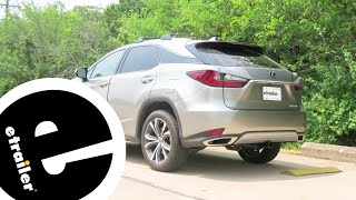 etrailer  DrawTite MaxFrame Trailer Hitch Installation  2021 Lexus RX 350 [upl. by Nyledam]