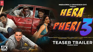 Hera Pheri 3  Trailer  Akshay Kumar Disha Patani Paresh Rawal Sunil Shetty  Bhushan Kumar [upl. by Darlleen]