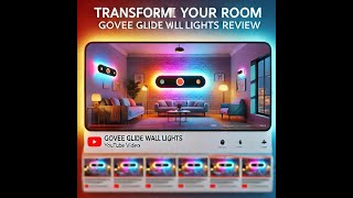 Transform Your Room with Govee Glide Wall Lights  RGBIC LED Smart Gaming Lights [upl. by Elletnahs]