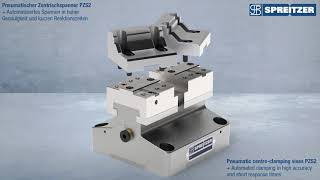 Pneumatischer Zentrischspanner PZS²  Pneumatic centreclamping vises PZS² [upl. by Adria449]