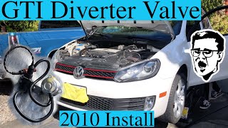 2010 VW GTI Forge Diverter Valve Install 20L TSI [upl. by Etolas]