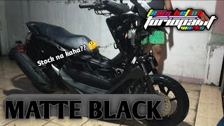 MATTE BLACK  NMAX 155  Tutorial  Torio Paint Works [upl. by Weksler]