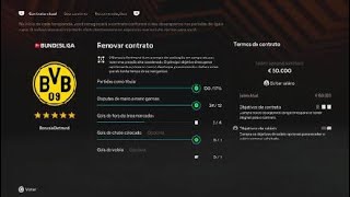 EA FC 25  COMO RENOVAR O CONTRATO PRA SEMPRE NO MODO CARREIRA JOGADOR [upl. by Aihseyn]