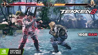 TEKKEN 8  GTX 1650 LAPTOP  16GB RAM  1080P HIGH  ACER ASPIRE 7 [upl. by Cesar]