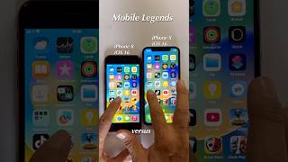 iPhone 8 vs iPhone X open Mobile Legends [upl. by Shir36]