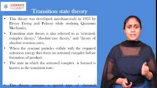 Collision theory amp transition state theory Unit 1 Lecture 3 [upl. by Papagena]