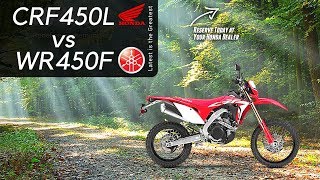 CRF450L vs WR450F  Which Should You Buy [upl. by Hillery]