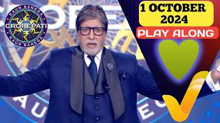 KBC OFFLINE QUIZ ANSWERS EXPOSED 1 OCTOBER 2024 [upl. by Genevieve]