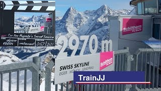 James Bond 007  Piz Gloria Schilthorn Switzerland On her Majesty’s Secret Service Jungfrau Region [upl. by Nawor]