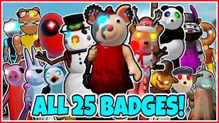 How to get ALL 25 BADGES  ALL MORPH SHOWCASES in ROLEPLAY CITY  ROBLOX [upl. by Mcnamee]