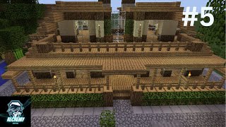 I MADE THE STRUCTURE OF OUR WOODEN SAFEHOUSE  MINECRAFT  SAFEHOUSE PART 1  gaming minecraft [upl. by Enirtak]