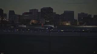 Zibo 737800 Takeoff from KSAN xplane11 aviation gaming [upl. by Notliw]