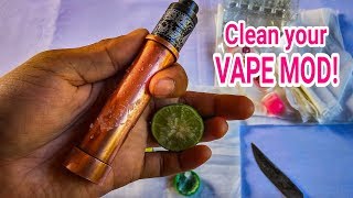 How To Clean Vape Mod ll Cara Bersihkan Vape Mod [upl. by Kirst806]