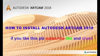 Autodesk ArtCAM Premium 2018 Setup for 64bit  Arabic [upl. by Eeb]