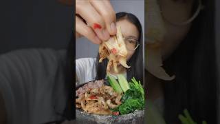 Makan babi guling mukbang marikitacoba [upl. by Nirra]