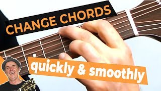 How To Change Chords Smoothly  Step By Step Approach [upl. by Adnolor]