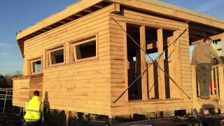 RSPB Pagham Harbour Bird Hide Nearing Completion [upl. by Ayhdnas]