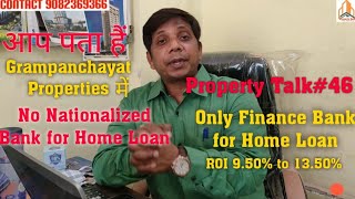 Property Talk46 In Grampanchayat Properties Only Finance Bank for Home Loan Contact9082369366 [upl. by Ainyt]