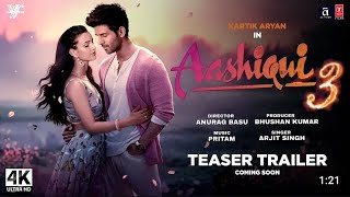 Aashiqui 3  Official Teaser  Kartik Aaryan  Tripti Dimri  Mohit Suri  Bhushan Kumar [upl. by Nam941]