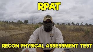 RECON PHYSICAL ASSESSMENT TEST RECON TRAINING [upl. by Ecikram]