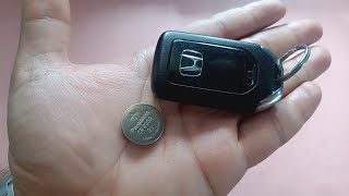 2017 Honda Civic Key FOB Battery Replacement Step by Step [upl. by Cartie]