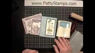 How to create Waxed Paper Resist Card Backgrounds [upl. by Crockett]