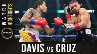 Davis vs Cruz HIGHLIGHTS December 15 2021  PBC on Showtime PPV [upl. by Suedama]