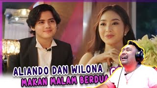 ALIANDO WILONA FIX JADIAN INI MAH MEREKA GABISA TUTUPIN DARI KITA reaction [upl. by Jaco]