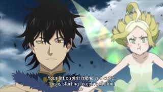 EPIC ANIME FIGHT  Black Clover  Yuno vs Captain Rill of the Azure Deer  Spirit Drive [upl. by Ihp]