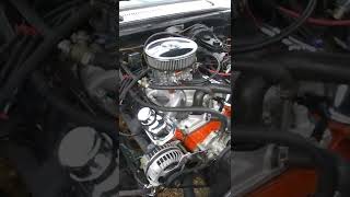 Mopar mildy built 318 CID Airgap intake swap 1982 Dodge D150 shorts [upl. by Nahtannhoj989]