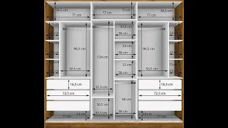 Open Plan Design DIY Bedroom Closet  DIY Bedroom Wardrobe Build Design ON BUDGET With a Free plan [upl. by Lrem]