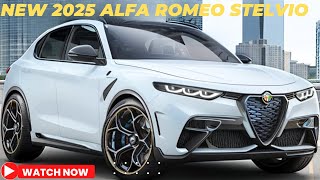 FIRST LOOK  NEW 2025 Alfa Romeo Stelvio Official Reveal  Details Interior And Exterior [upl. by Anyek]