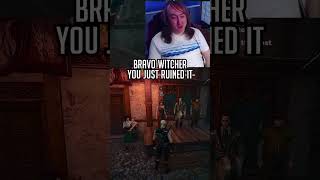 Awkward Interruption In The Witcher 3 shorts [upl. by Whang495]