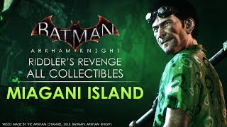 Batman Arkham Knight – Riddler Trophies – Miagani Island [upl. by Pollock]