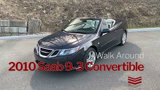 2010 Saab 93 Convertible Walk Around [upl. by Cenac]