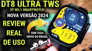 ✅REVIEW COMPLETO DT8 ULTRA TWS  otima opção com ENVIO DIRETO DO BRASIL [upl. by Klug750]